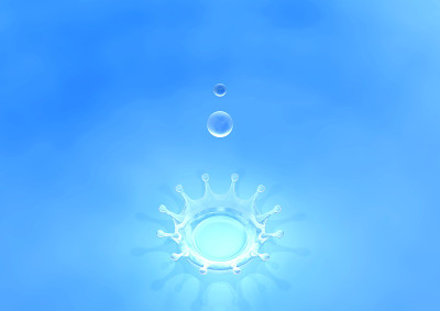 水滴、水冠、水面