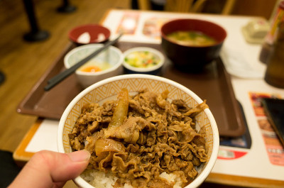 早上吃Gyudon当早餐