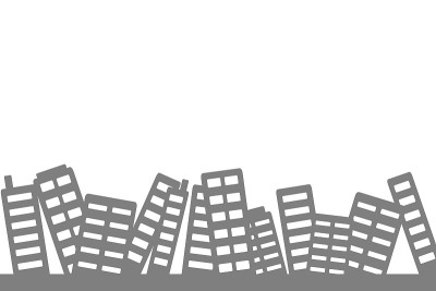 建筑轮廓的背景