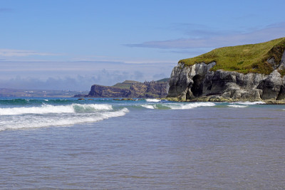 Whiterocks海滩Portrush