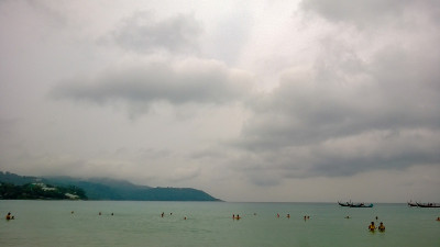 泰国海滩阴天
