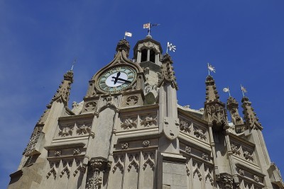 Details of Chichester Market Cross in the centre o