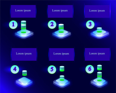 信息图等距统计向量。未来的3 d等距。