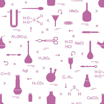 化学、生物学。科学、教育元素