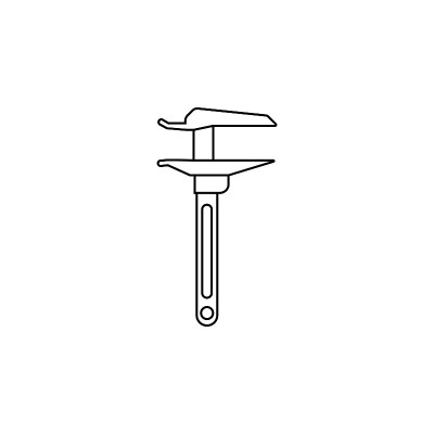 卡尺图标。移动概念和web应用的构建工具元素。细线图标用于网站设计和开发，应用程序开发。溢价图标