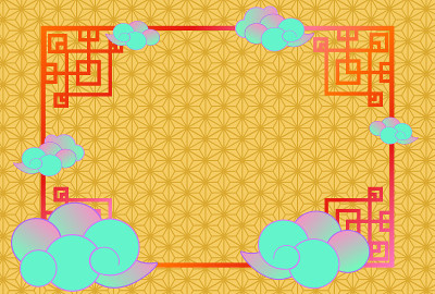 中式设计的背景材料