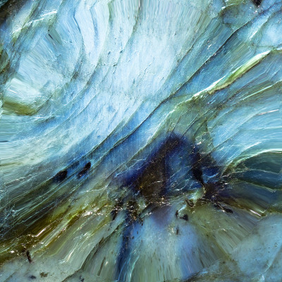蓝色海水