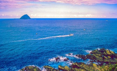 台湾海岸风光，基隆海岸线