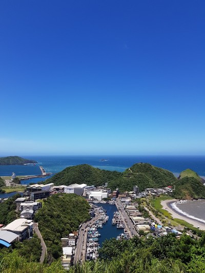 美丽的台湾花莲海岸线