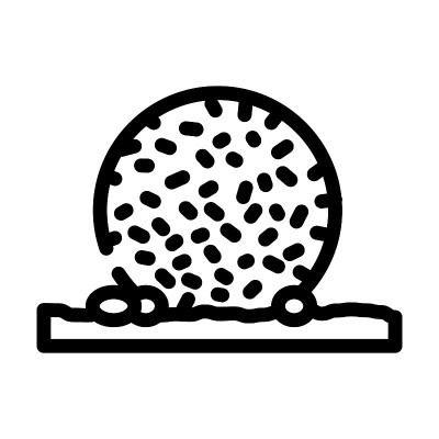叶藻线图标矢量插图