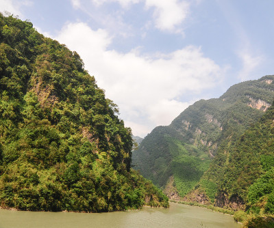 四川的高山景色