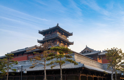 中国古代建筑古堡太原，山西，中国