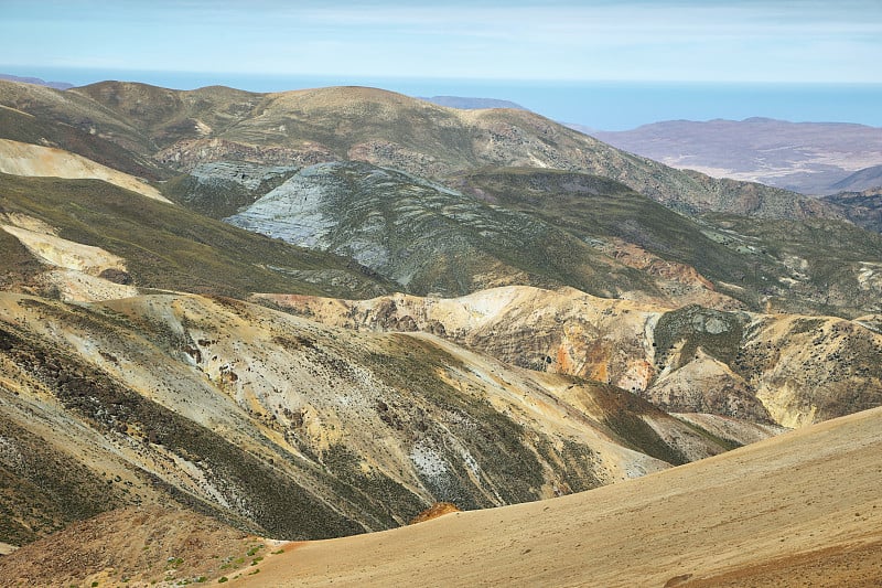 “Milagro”附近五颜六色的山景