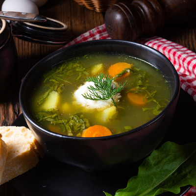 奶油土豆酸模汤