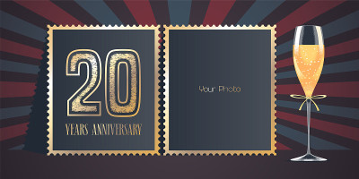 20周年向量图标