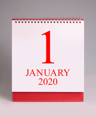 2020年1月1日。