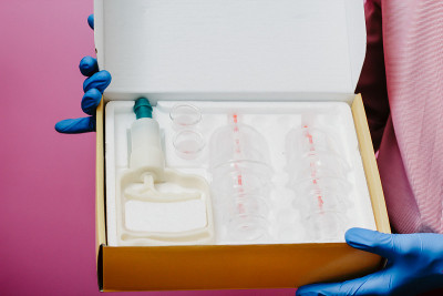 hijama。真空泵和罐的hijama。