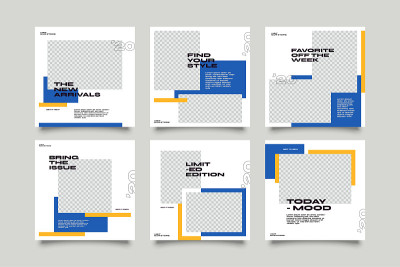 Hype social media post template