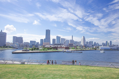 横滨港区未来街，地标大厦周围