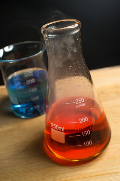 科学烧杯实验