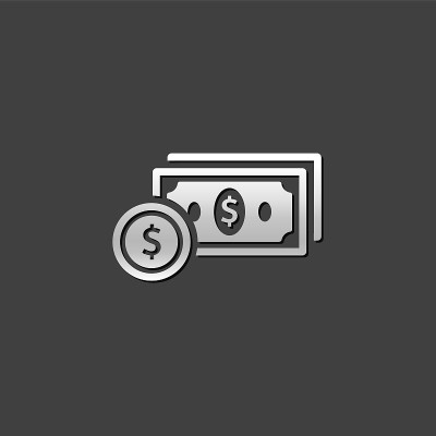 金属图标-金钱