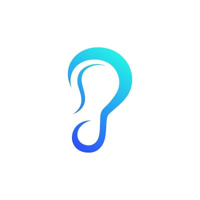 听图标插图模板矢量