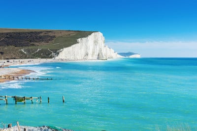 英国西福德的Cuckmere Haven