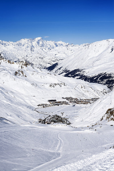 Tignes,阿尔卑斯山,法国