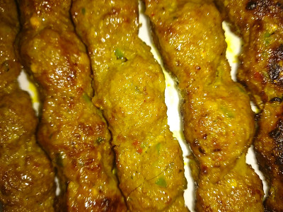 牛肉烤腌羊肉串