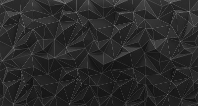 黑色低聚背景纹理。3 d渲染。