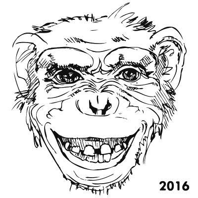 2016年新年猴画像