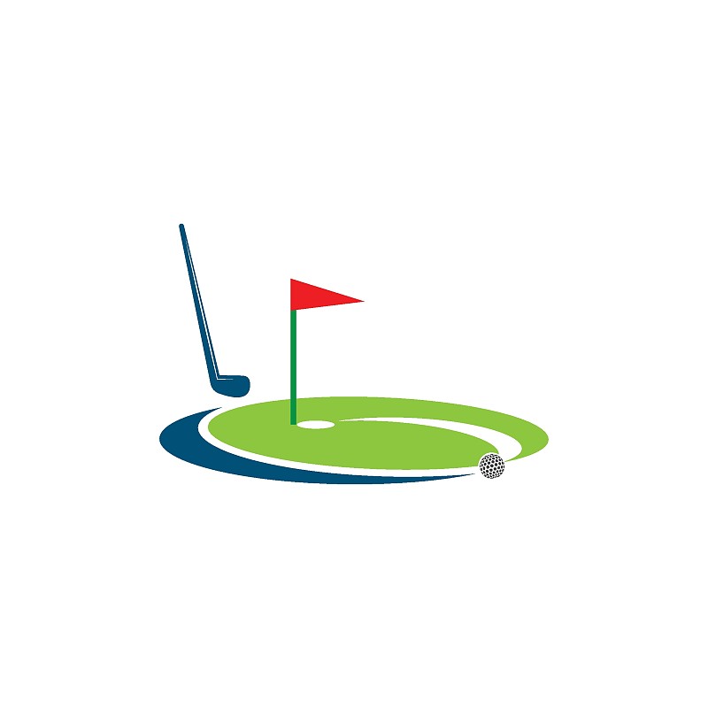 Golf  Template vector illustration icon