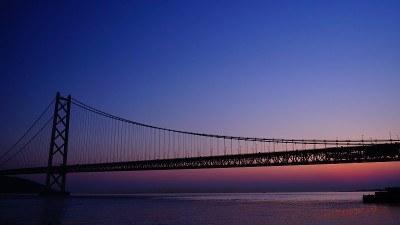 日本兵库县明石海峡大桥