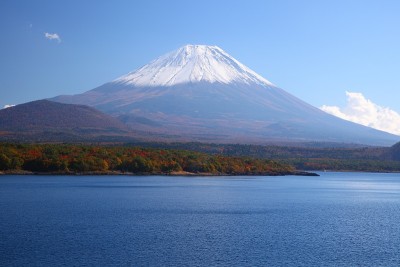 富士山和元津湖