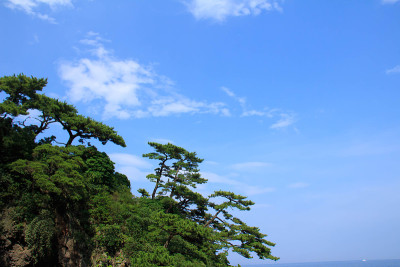 岩石和海洋海岸线