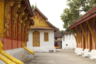 老挝琅勃拉邦的塞恩寺