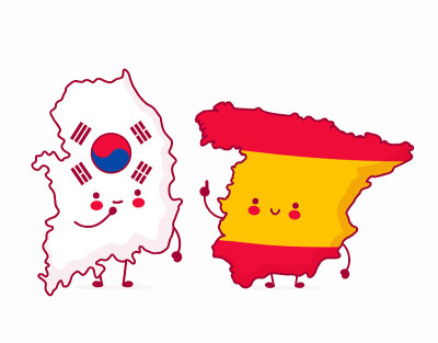 可爱快乐搞笑西班牙语韩国