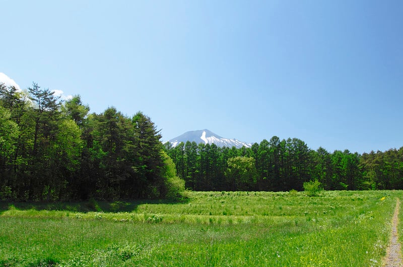 岩手山和蓝天