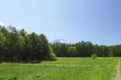 岩手山和蓝天