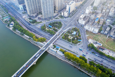 长沙市鸟瞰图