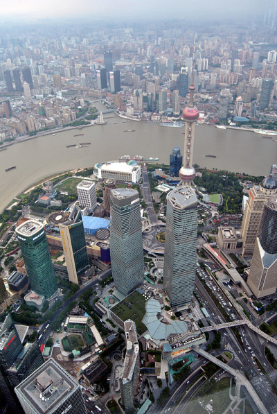 上海浦东摩天大楼,
