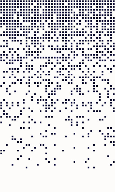 溶解填充正方形点矢量背景或图标与瓦解效果。