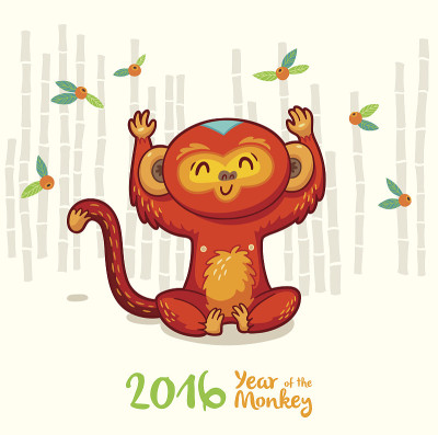 2016年红猴贺年卡