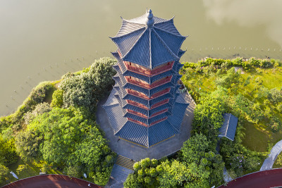 中国广东省东莞市华阳湖风光