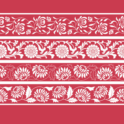 中式框架(菊花)