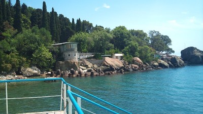 克里米亚南部海岸的阿鲁普卡公园。