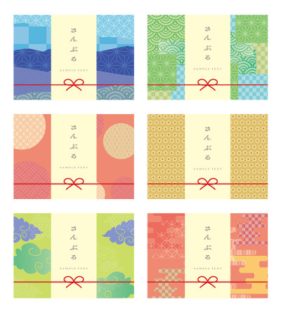日本图案背景材料集