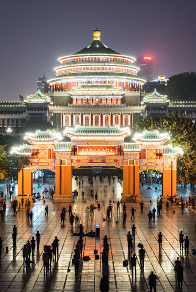 夜景大礼堂