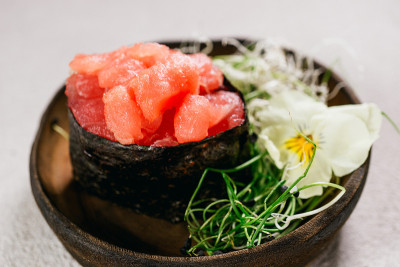 寿司卷，菜单背景，日本餐厅