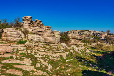 El Torcal de Antequera, Andalusia, Spain，在Antequer